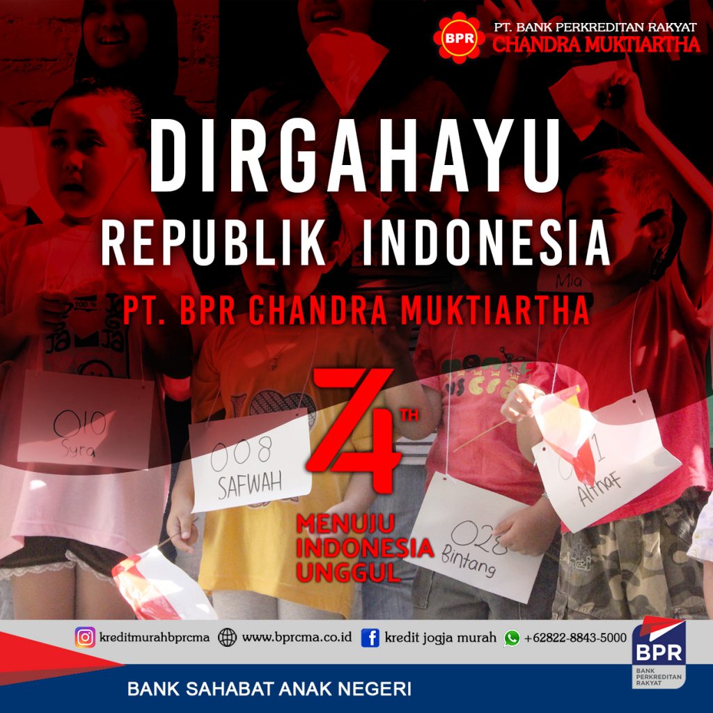 DIRGAHAYU REPUBLIK INDONESIA KE 74! MERDEKA!!